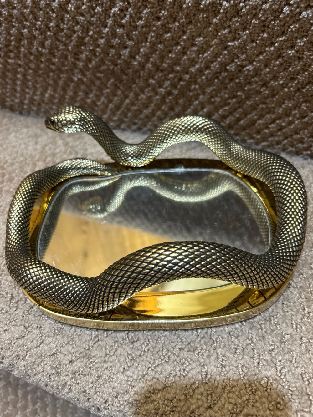 NWOT SNAKE Mirror Body Care Tray Bath Body Works Halloween 2024 Protective Film